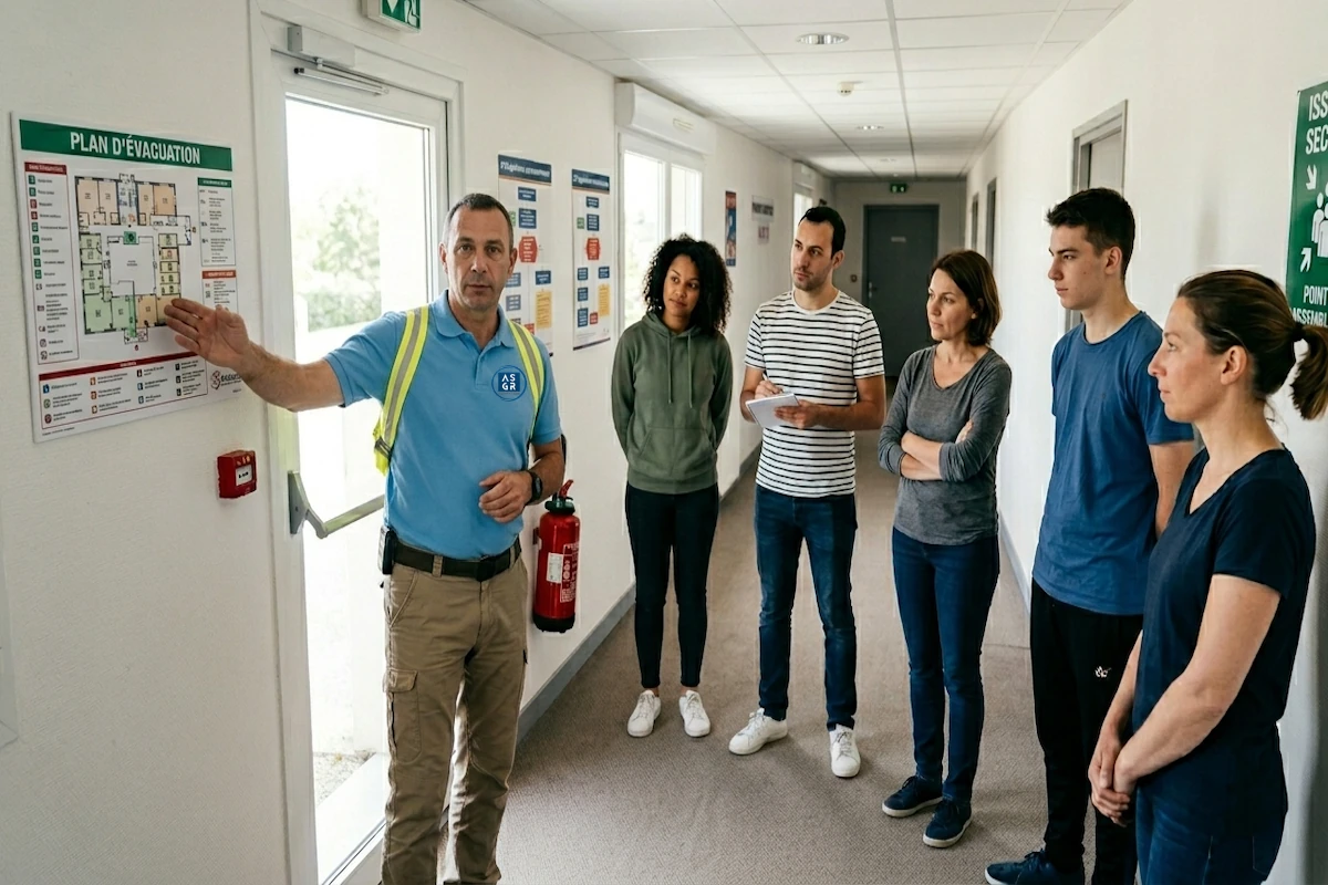 Formation évacuation des personnes pour limiter les risques professionnels en hôtellerie